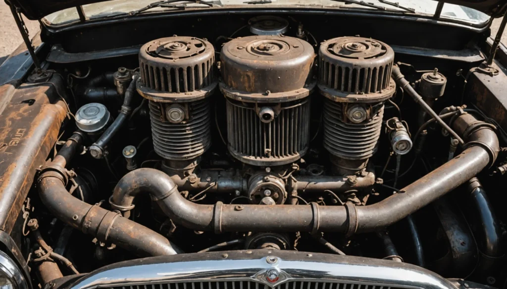 réparation radiateur voiture ancienne